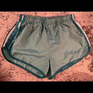 Turquoise Nike Dri Fit shorts